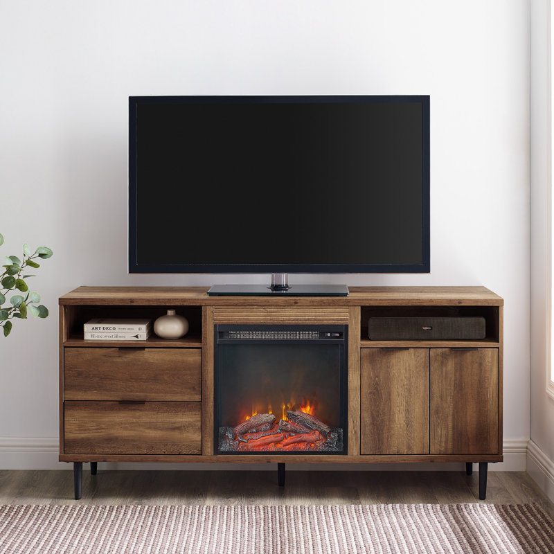 Wrought Studio Eglinton TV Stand for TVs up to 65" with Electric